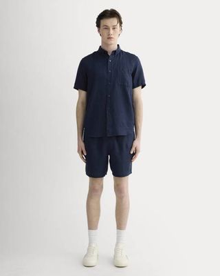 Linen Easy Short | Navy