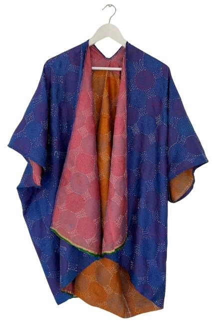 Vintage Silk Trudi Poncho No.64 Jodhpur Edit