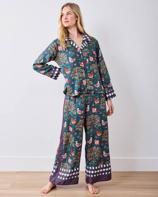 Hen House - Petite Eco Satin Rittenhouse Set - Navy