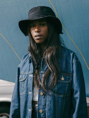 Berit Denim Jacket Classic Blue rigid denim | Nudie Jeans