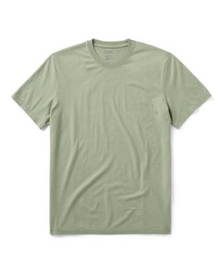 The Cotton Hemp Tee in Sage