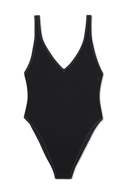 Cerci Maillot in Noir Zig