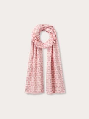 Yuma Linen Scarf - Elephants of India