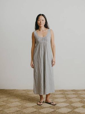 Colina Dress, Japanese Organic Cotton, Picnic