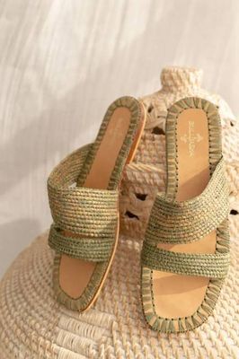 Zigza Damensandalen Green Mix
