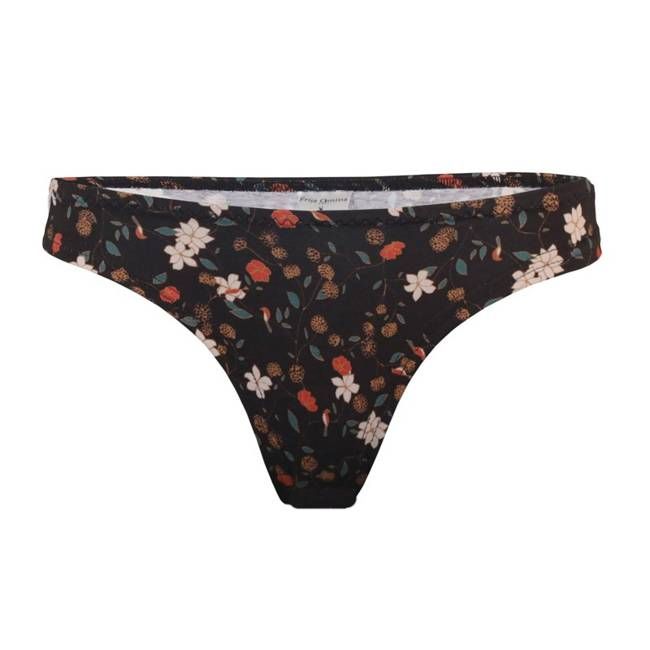 Bio String Pur fleur-noir (schwarz) - kaufen