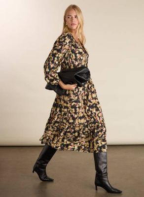 Cleo Printed Midi Dress