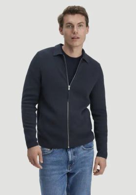Milano knitted jacket, regular size, made from organic cotton with organic merino wool