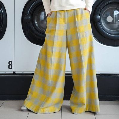 Clay pants Brushed checks