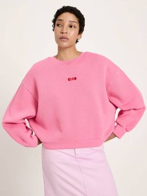 Statement sweatshirt (GOTS)