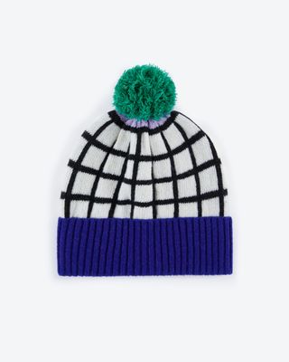 Miss PomPom Memphis Wool Bobble Hat
