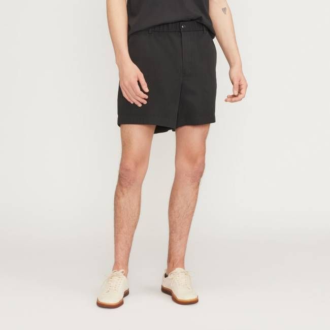 The Pull-On Performance Chino 5" Short | Black
