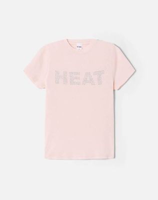 90s Baby "Heat" Tee - Dahlia