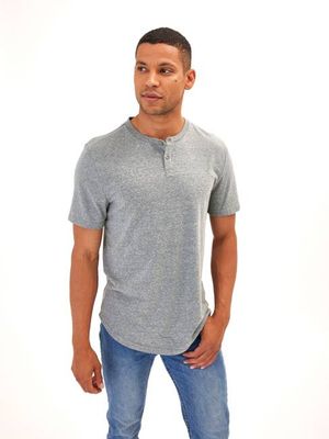 Baseline Short Sleeve Triblend Henley