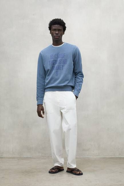 BLUE BARDERA SWEATSHIRT