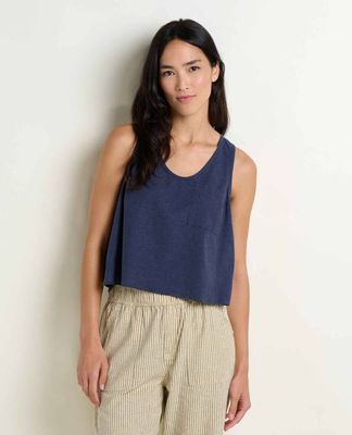 Taj Hemp Button Back Tank
