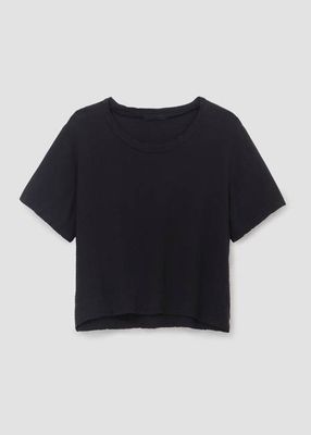 Jayda Organic Cotton Top in Black