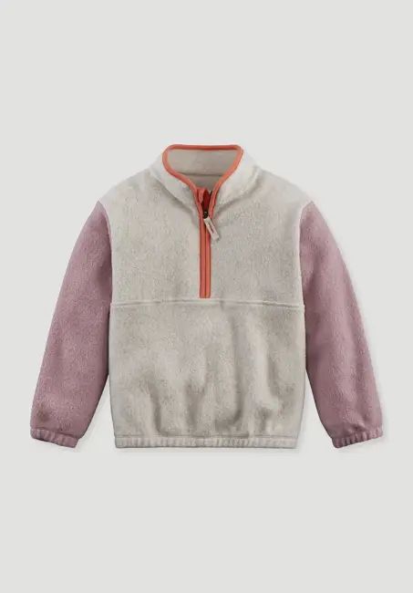 Fleece sweatshirt made from pure organic cotton