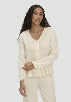 Muslin pajama blouse PURE COMFORT made from pure organic cotton
