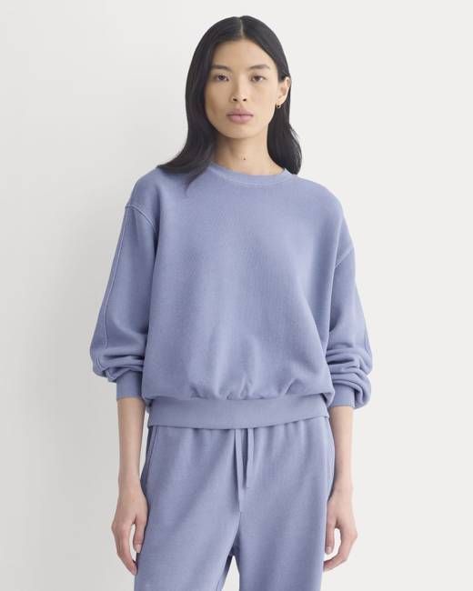 Lightweight Terry Blouson Crew | Velvet Morning