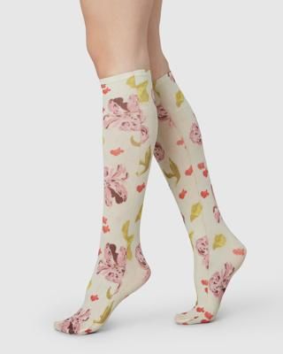 Helen Bullock Floral Knee-Highs