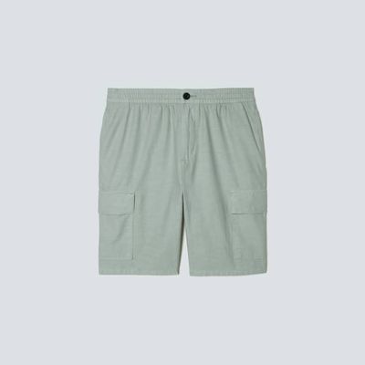 The Cotton Linen Short | White Sage
