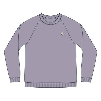 DEDICATED - Sweatshirt Ystad Bumblebee Cross Stitch Aura Violett