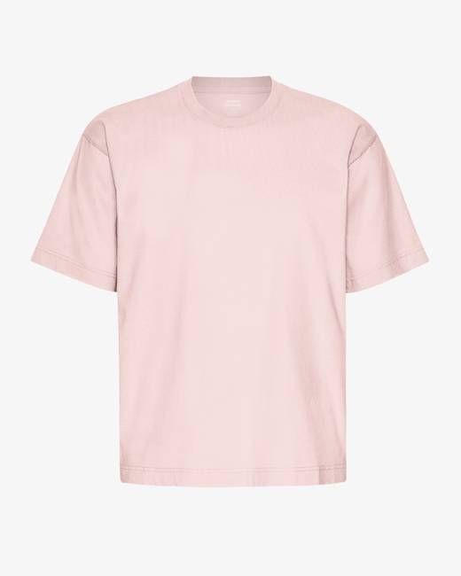 Oversized Organic T-Shirt - Faded Pink