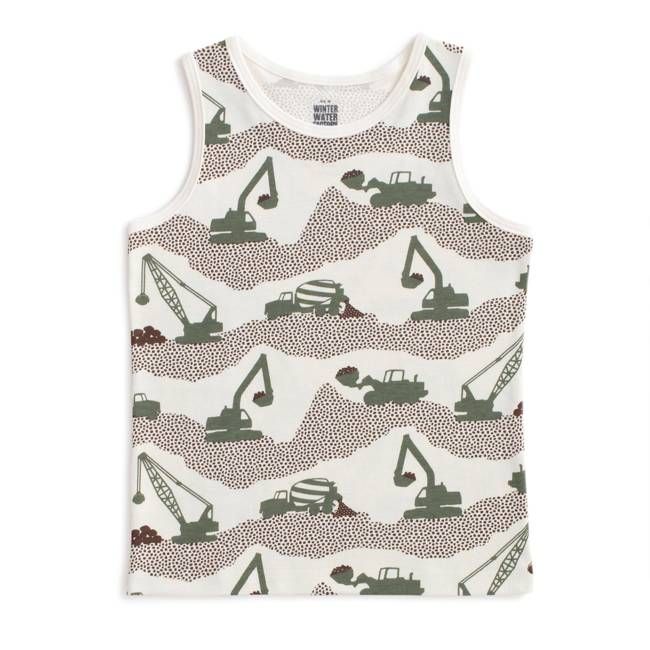 Tank Top - Construction Forest Green