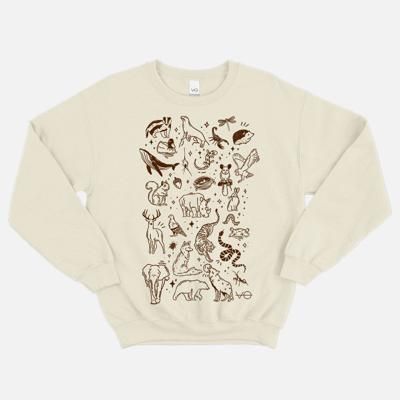 Fauna Doodle Sweatshirt (Unisex)