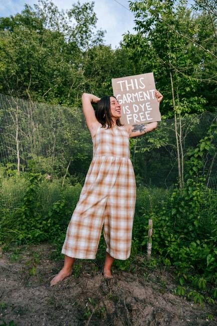 Foxfibre® Backyard Jumpsuit in White Pine