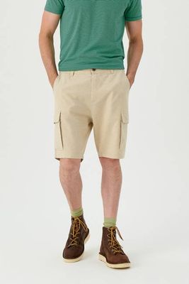 Men's Linen Adventure Cargo Shorts