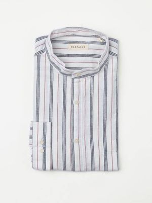 Casual Shirt Marzili Tricolor White Blue Red