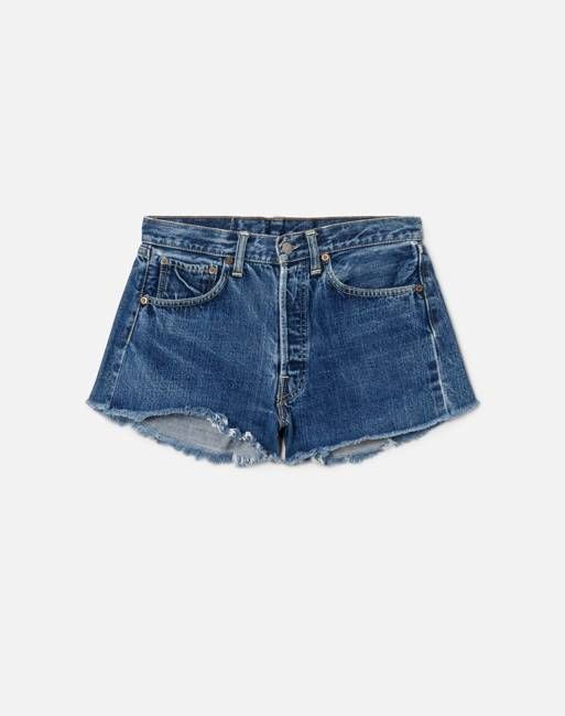 60s Selvedge Big E Single Stitch Cut Off 501 Shorts -#15