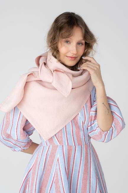 Palisandra – Linen Square Scarf