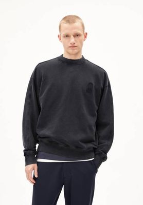 EMAAL CREWNECK GMT DYE | black washed