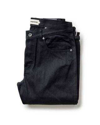 The Slim Jean in Rigid Black Organic Selvedge