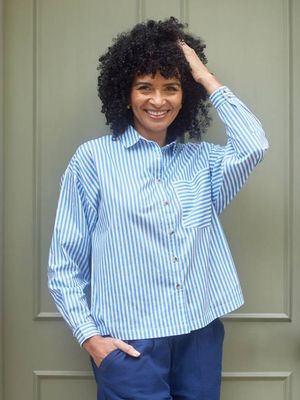 Becca Cotton Stripe Shirt