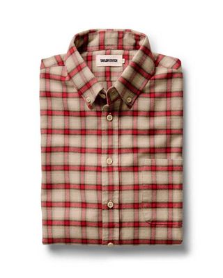 The Jack in Cardinal Plaid Flannel