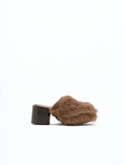 Hairy Platform Clog