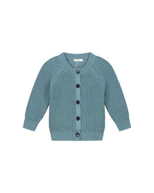 Raglan Cardigan Sweater - blue