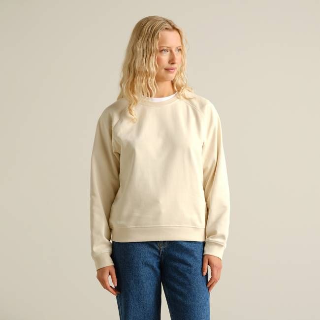 DEDICATED - Sweatshirt Ystad Base Egg White