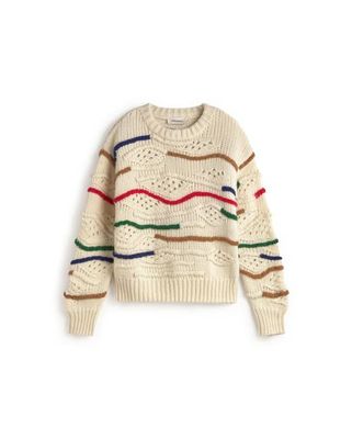 Macaramé wool Candela sweater