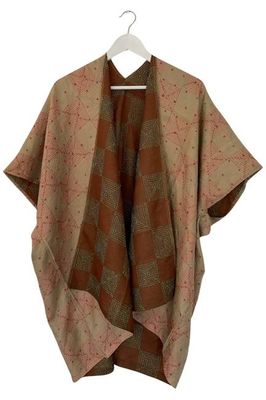 Vintage Silk Trudi Poncho No.55 Jodhpur Edit
