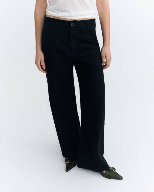 Karina black high rise pants
