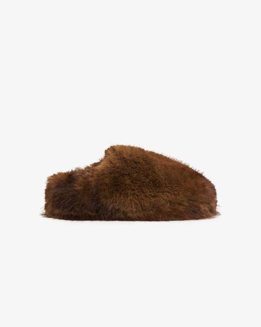 Misha Mink Slipper