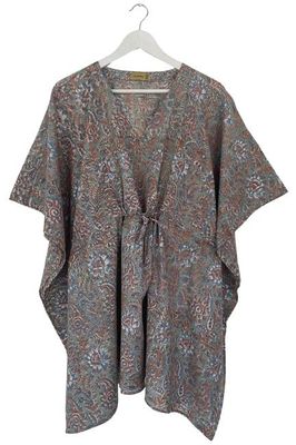 NEW! Block print Kaftan Short No.80