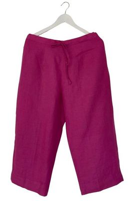 NEW! Linen Narrow Pant Rani Pink