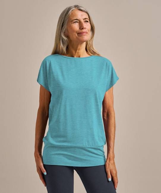 Short Sleeve Air Bamboo Flow Top