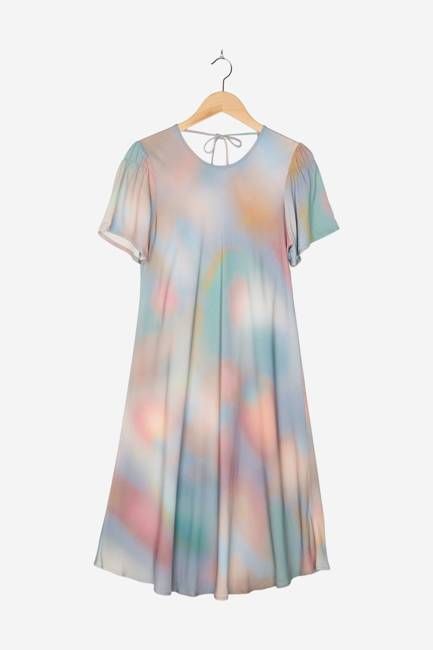 Webkleid mit Alloverprint RS